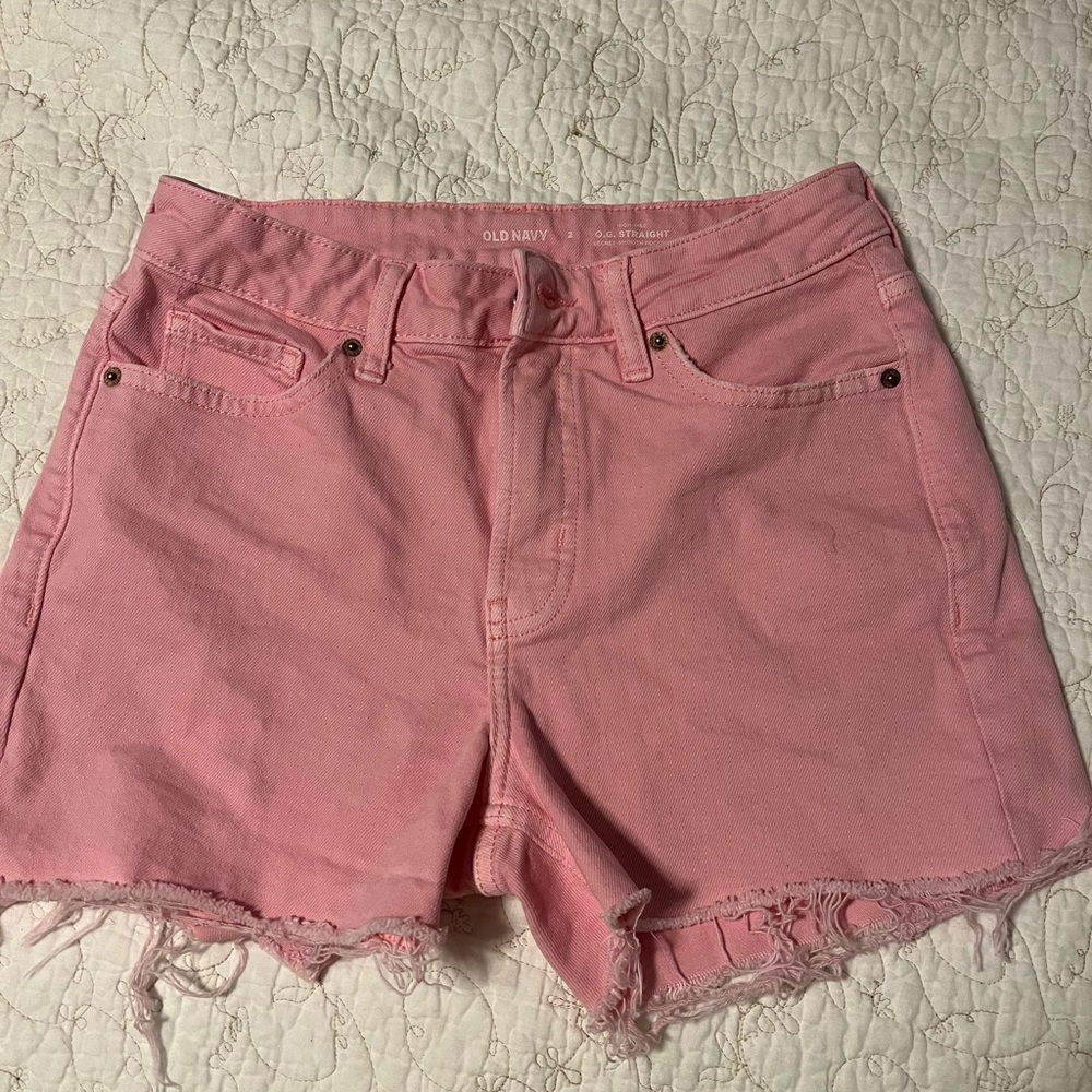 Old Navy Pink Jean Shorts